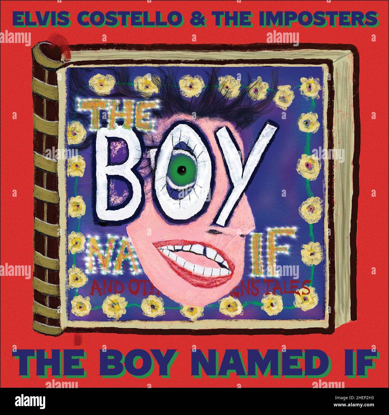 Foto di Elvis Costello e l'album degli Imposter The Boy named If. Vedi PA feature SHOWBIZ Music Reviews. Il credito dell'immagine dovrebbe essere: EMI. ATTENZIONE: Questa immagine deve essere utilizzata solo per accompagnare le recensioni musicali DELLA funzione PA SHOWBIZ. Foto Stock
