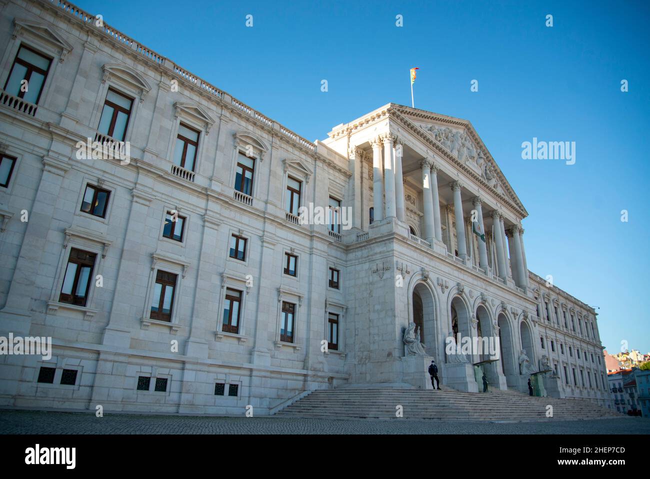 Le Camere del Parlamento del Portogallo a Sao Bento nella città di Lisbona in Portogallo. Portogallo, Lisbona, ottobre 2021 Foto Stock