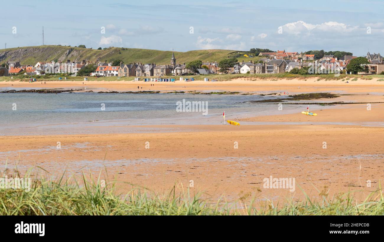Elie Beach, Elie e Earlsferry, Fife, Scozia, Regno Unito Foto Stock