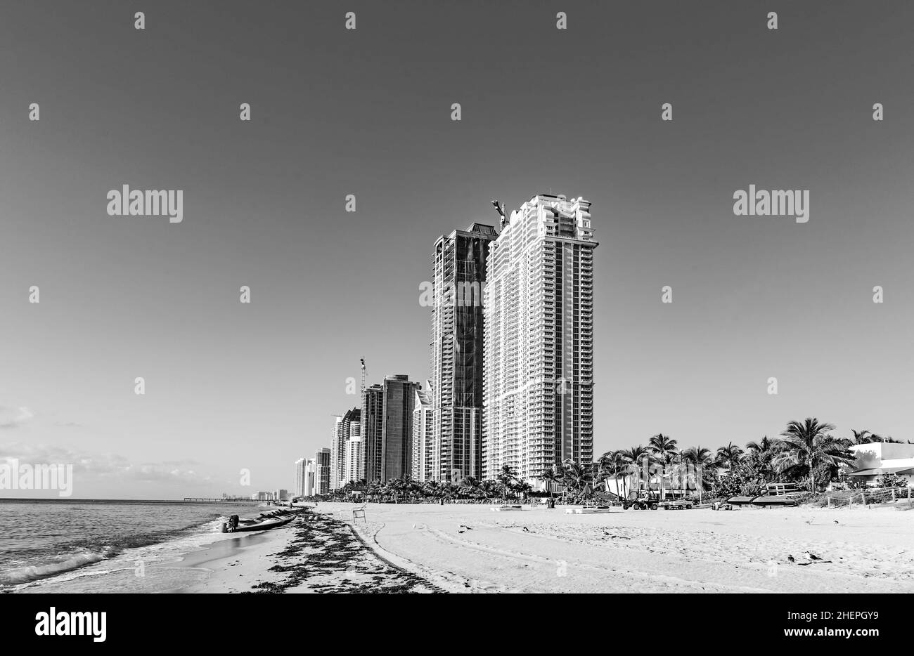 Sunny Isles Beach è una città situata nella contea di Miami, Florida Foto Stock