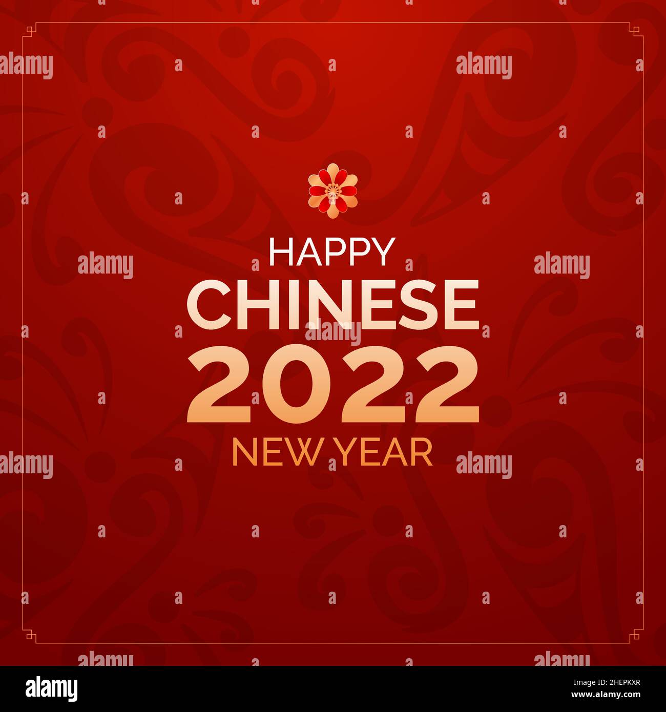 Cinese nuovo anno 2022. Anno della tigre. Felice anno della tigre in Cina. Illustrazione Vettoriale