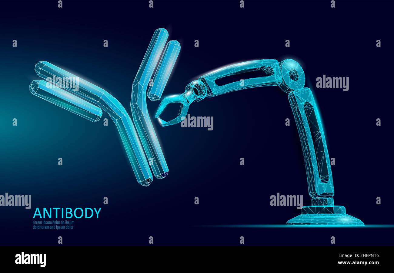 Risultato del vaccino contro l'immunoglobulina coronavirus. 3D modello di infezione medica. Modello poster COVID immunizzazione. Certificato di Green pass per l'analisi del sangue Illustrazione Vettoriale