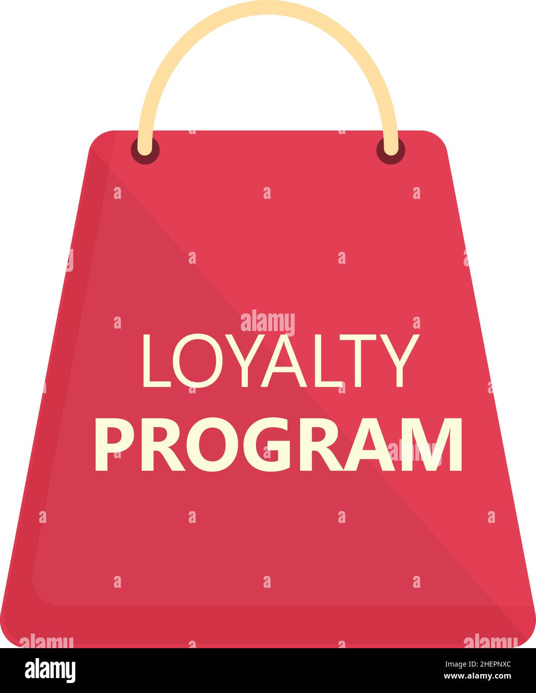 Programma fedeltà servizio icona vettore cartoon. Scheda cliente. Regalo del cliente Illustrazione Vettoriale