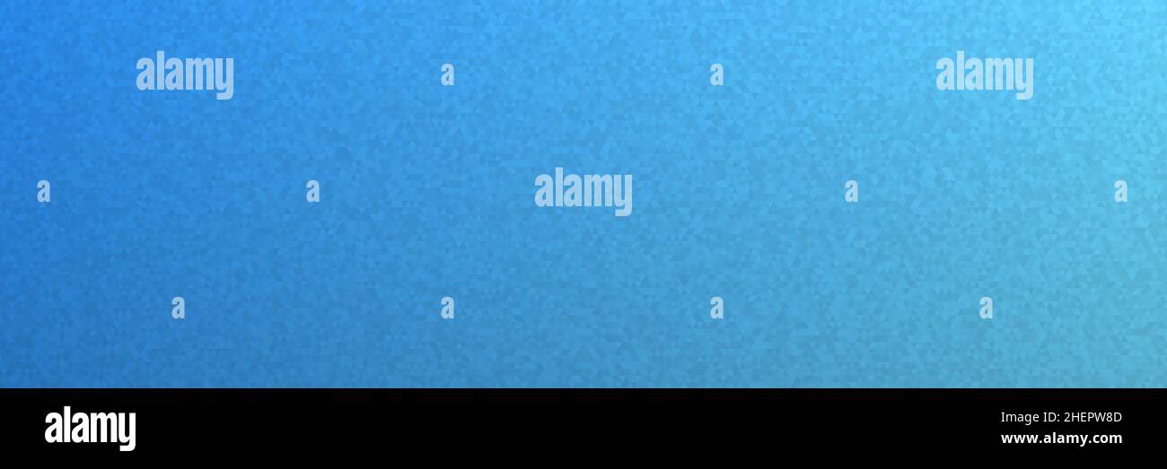 Sfondo poly basso blu astratto come un pattern e intestazione panorama Foto Stock