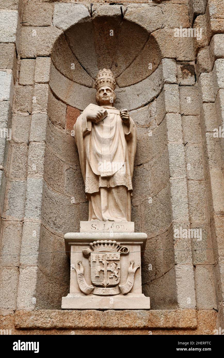 Moncontour-de-Bretagne, città medievale, Cotes-d Armor, Bretagne, Francia, Europa Foto Stock