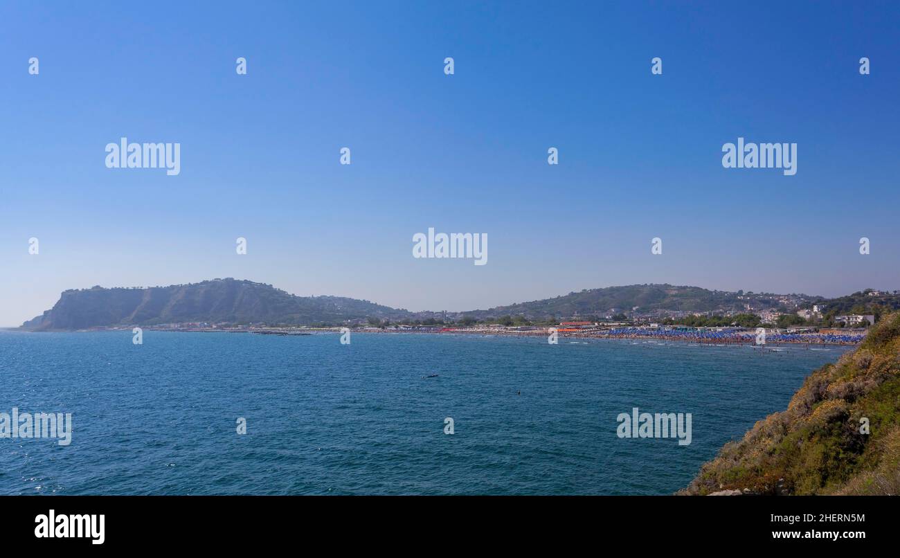 La spiaggia di Miseno, Baia, Campi Flegrei, Golfo di Napoli, campania, Italy Foto Stock