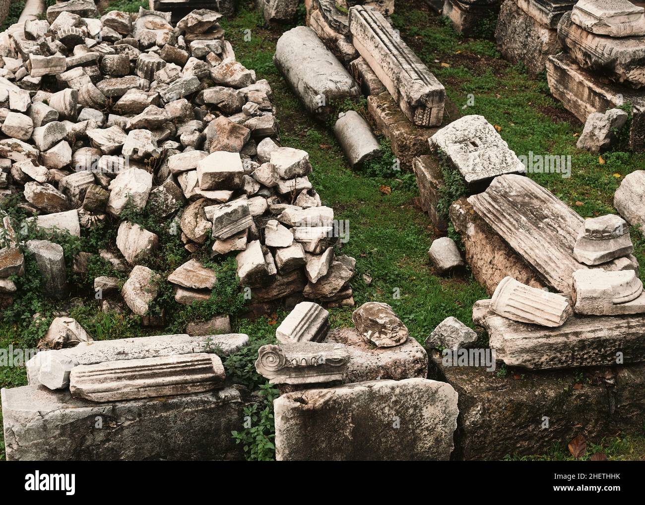 Agora romana Atene, rovine monumento Foto Stock