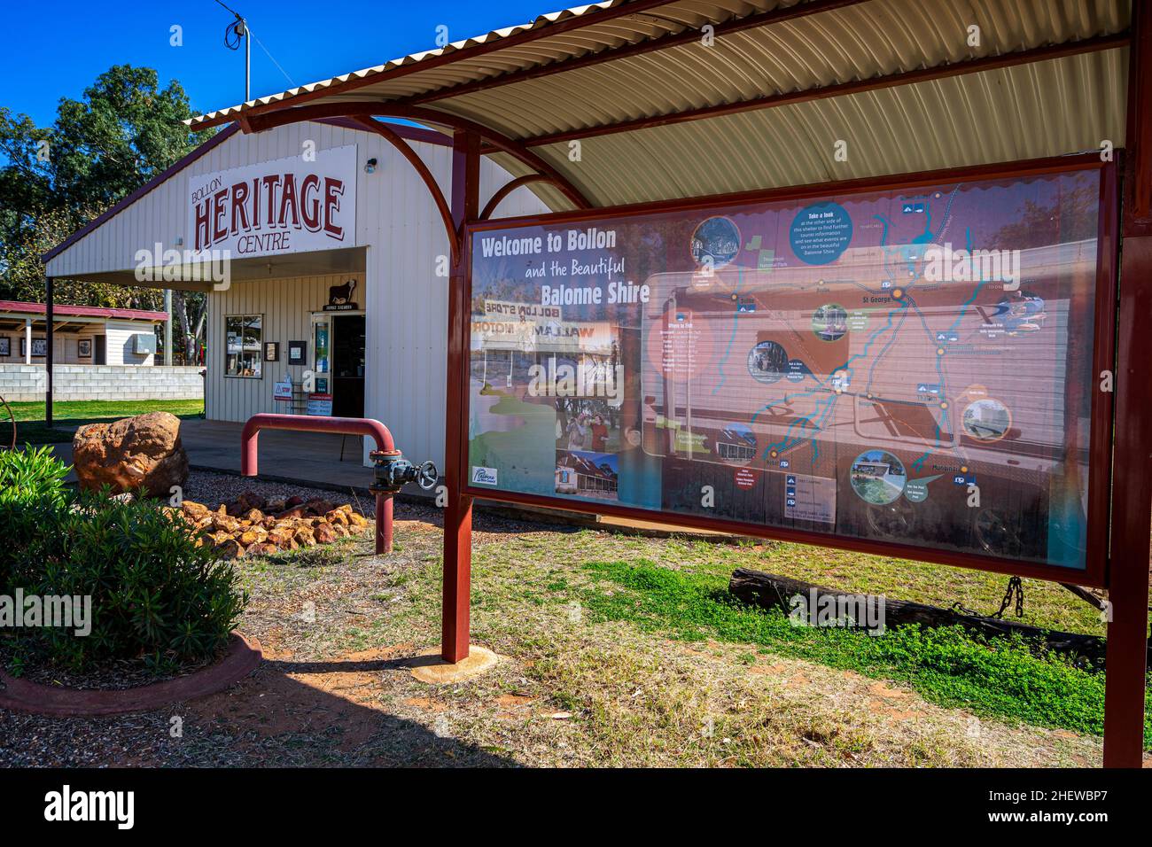 Bollon Heritage and Information Center, Bollon, Queensland, Australia Foto Stock