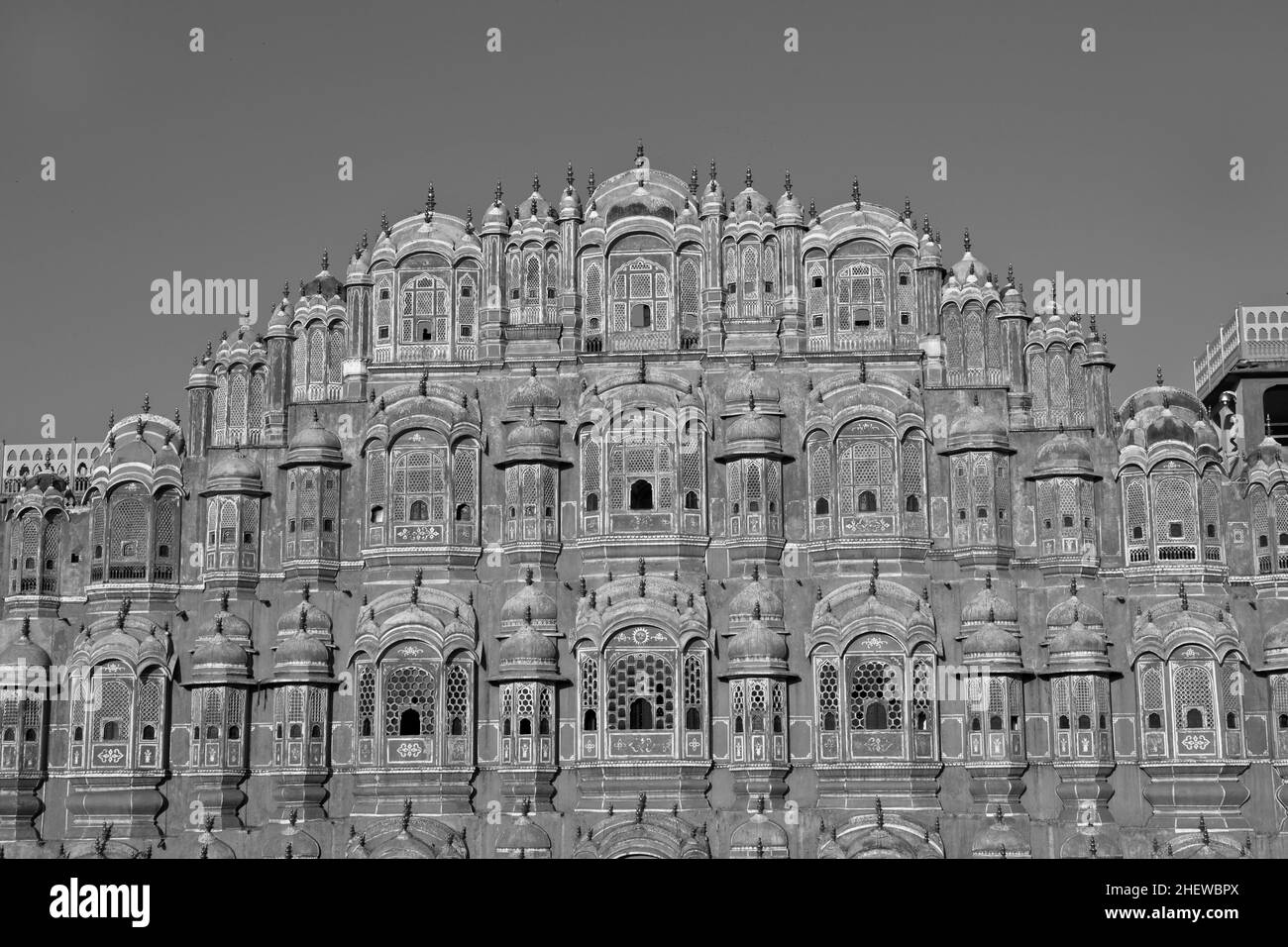Hawa Mahal il palazzo dei venti, Jaipur, Rajasthan, India. Foto Stock