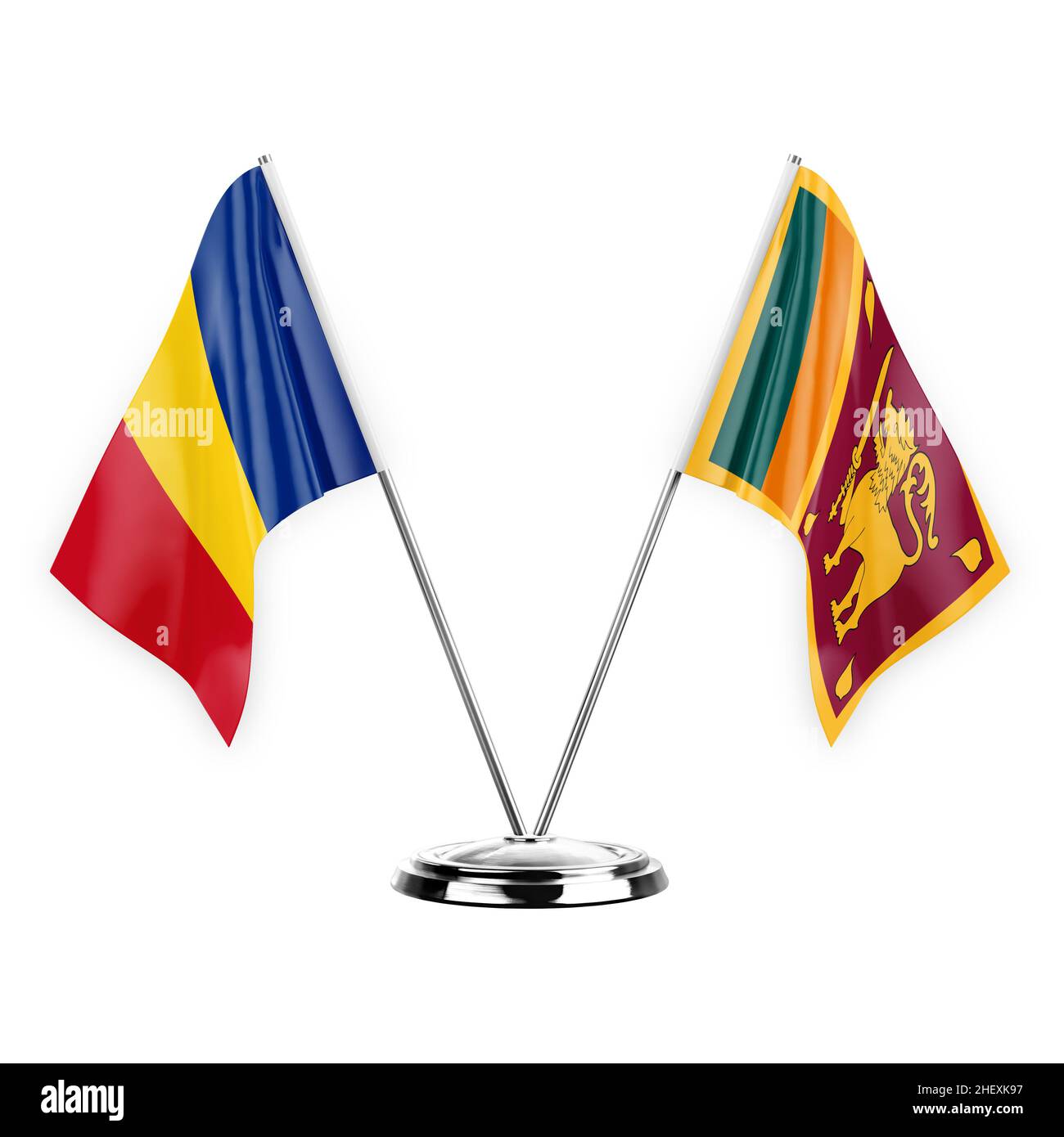 Illustrazione Stock Bandiera Romania