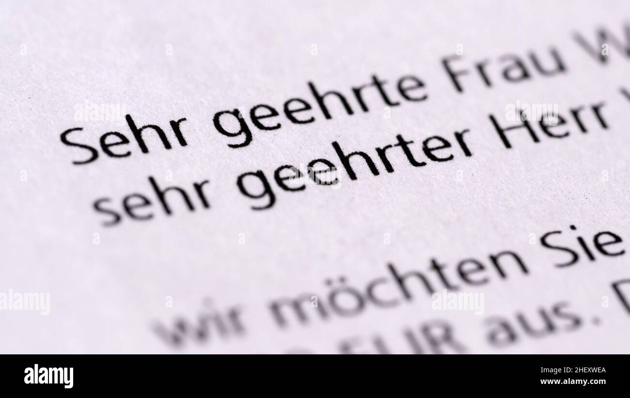 Forme di saluto lettera