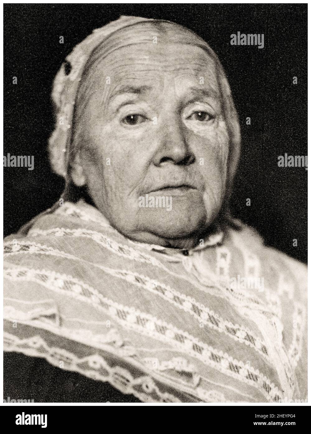Julia Ward Howe (1819-1910), poeta e autore americano, suffragista, abolizionista e attivista sociale, ritratto di Sarah Choate Sears, 1907 Foto Stock