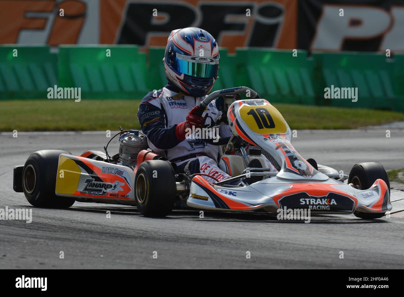Nyck De Vries Karting 2014 Foto Stock