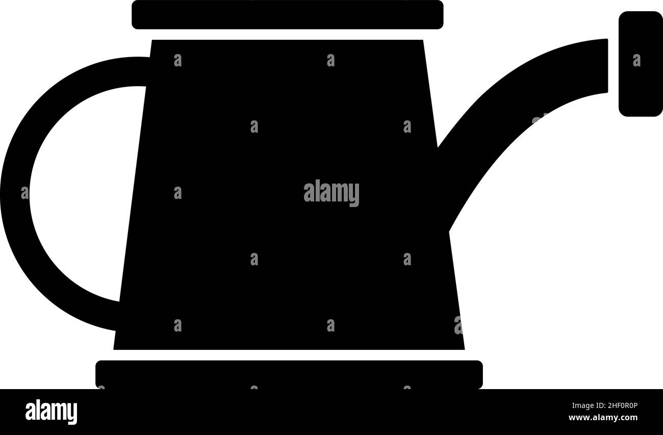Annaffiatura lattica Glyph icona Vector Illustrazione Vettoriale