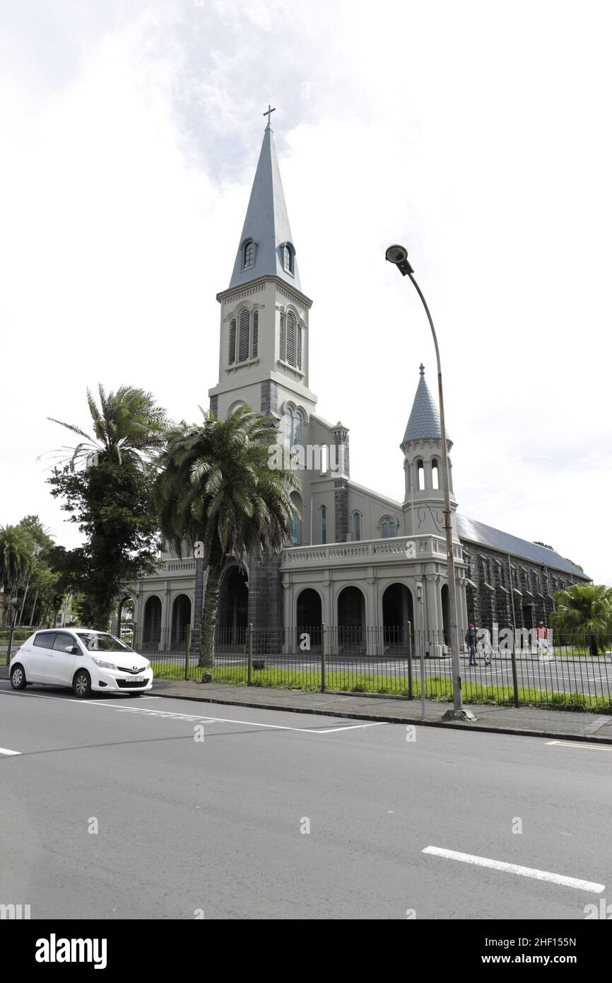 Curepipe est la deuxième ville de Maurice (81 600 abitanti it 2003). Elle est située sur les hauteurs, presque au centre de l'île Maurice, Foto Stock