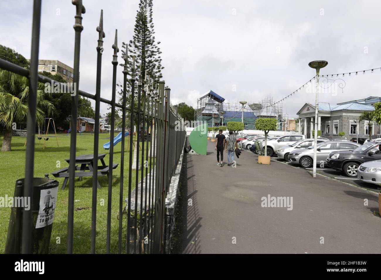 Curepipe est la deuxième ville de Maurice (81 600 abitanti it 2003). Elle est située sur les hauteurs, presque au centre de l'île Maurice, Foto Stock