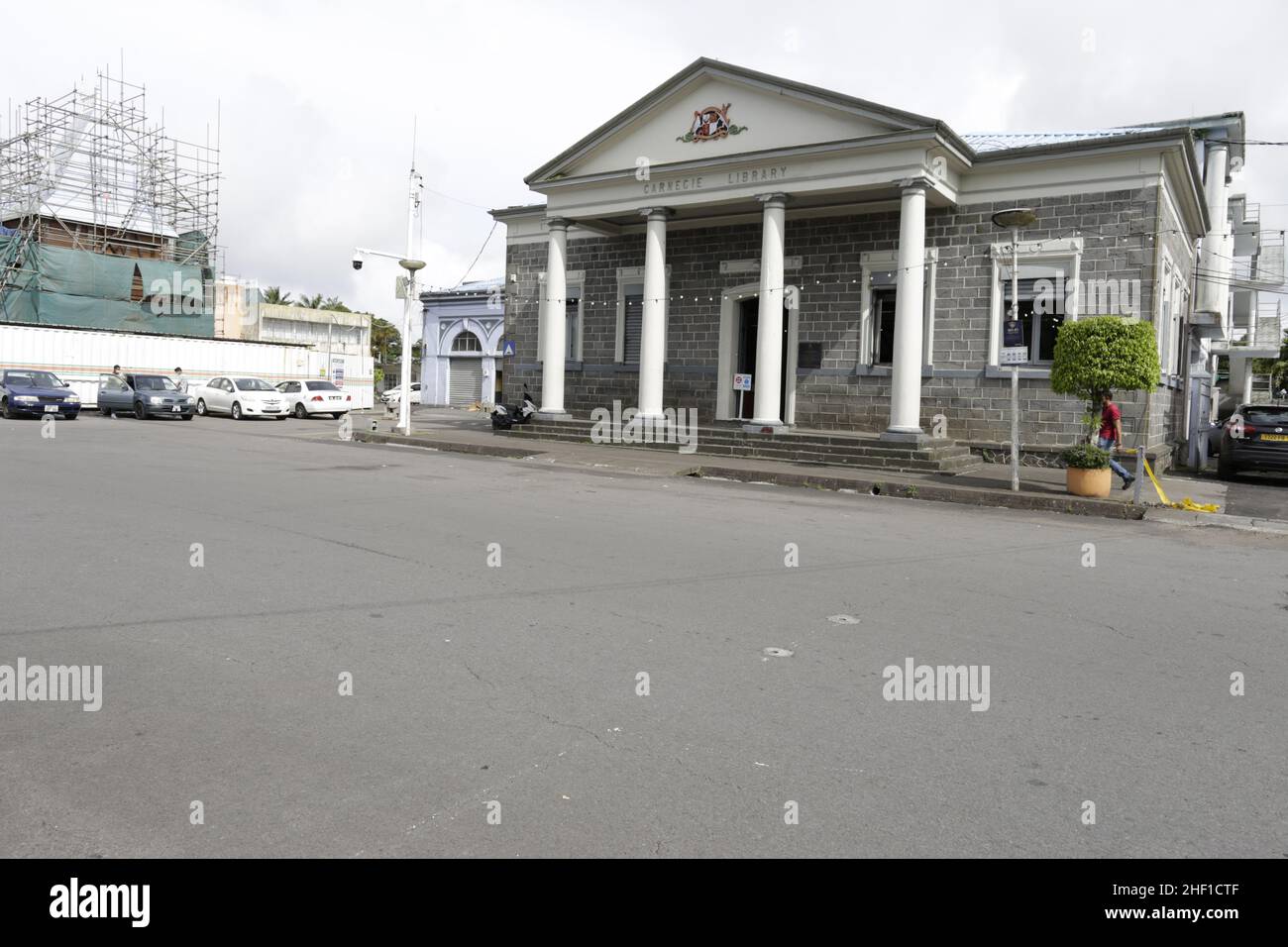 Curepipe est la deuxième ville de Maurice (81 600 abitanti it 2003). Elle est située sur les hauteurs, presque au centre de l'île Maurice, Foto Stock