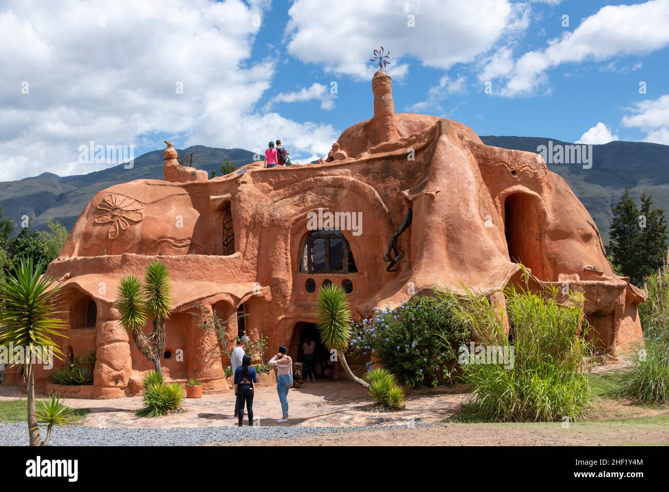 Casa Terracota, Villa de Leyva, Boyacá, Colombia Foto Stock