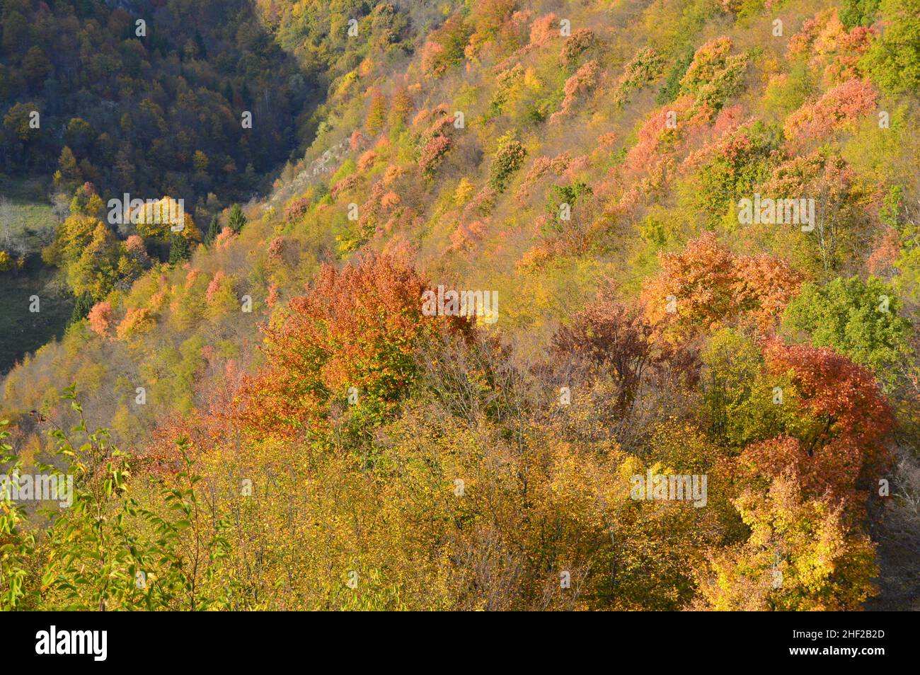 Autmn escursioni a Bobobac, Bosnia ed Erzegovina Foto Stock