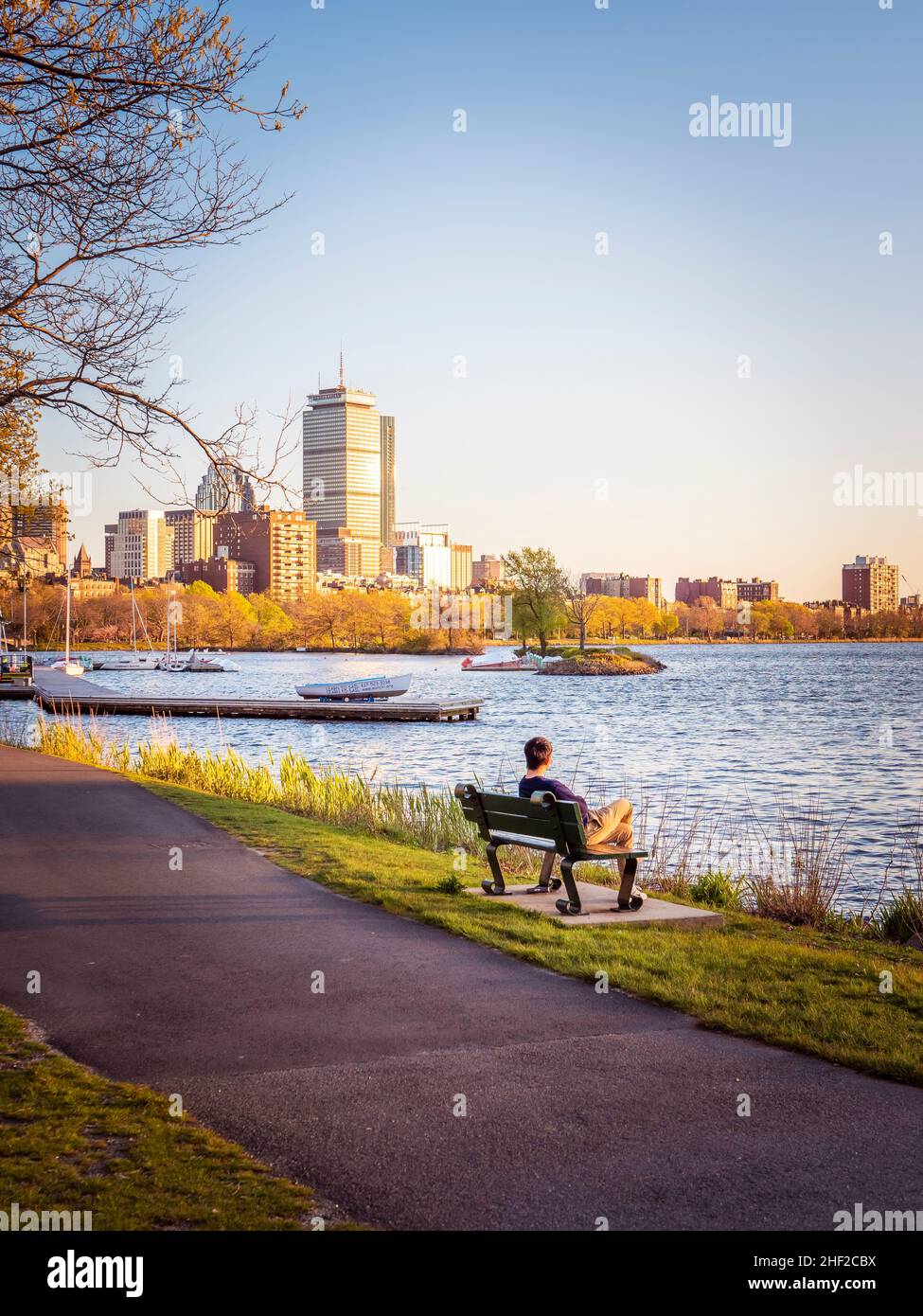 Boston nel Massachusetts, STATI UNITI D'AMERICA. Foto Stock