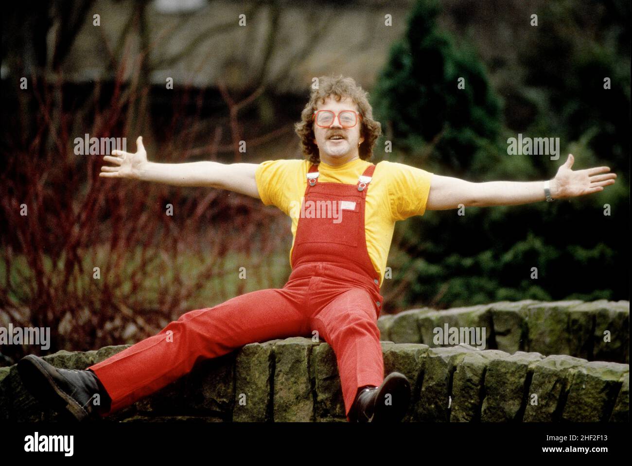 Cantante folk inglese Mike Harding Foto Stock