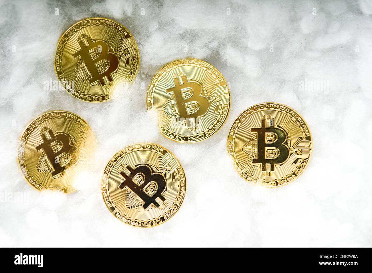 Immagine concettuale per la criptovaluta mondiale e il pagamento digitale. Foto Stock
