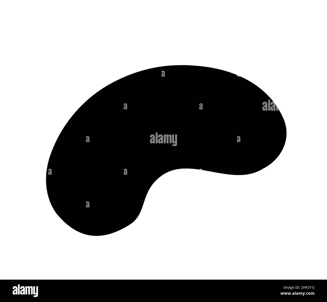 Banner vettoriale con silhouette in pietra e ciottoli isolato su sfondo bianco Illustrazione Vettoriale