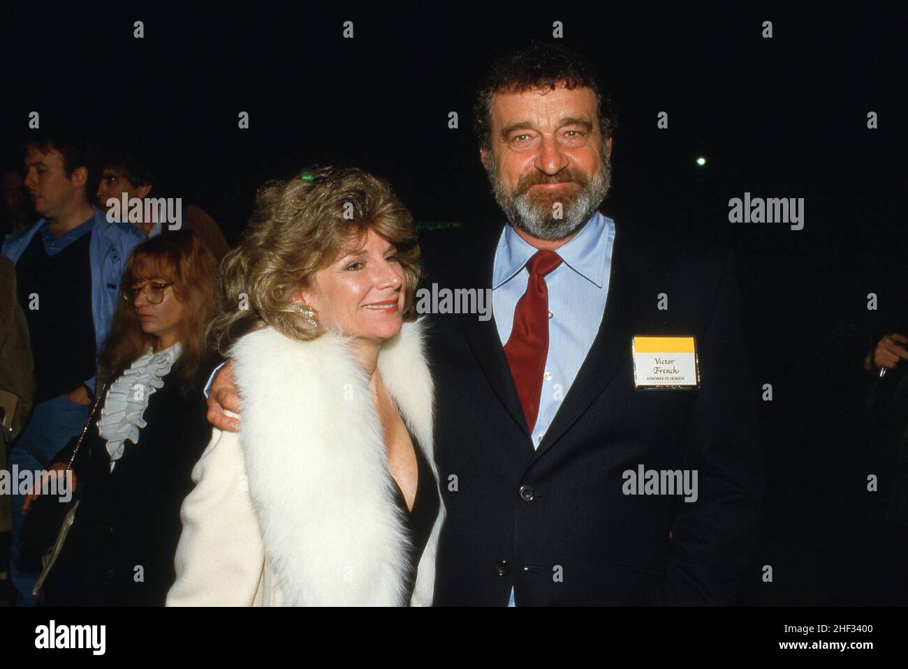 Victor Francese con Toby MacDonald circa anni '80. Credit: Ralph Dominguez/MediaPunch Foto Stock