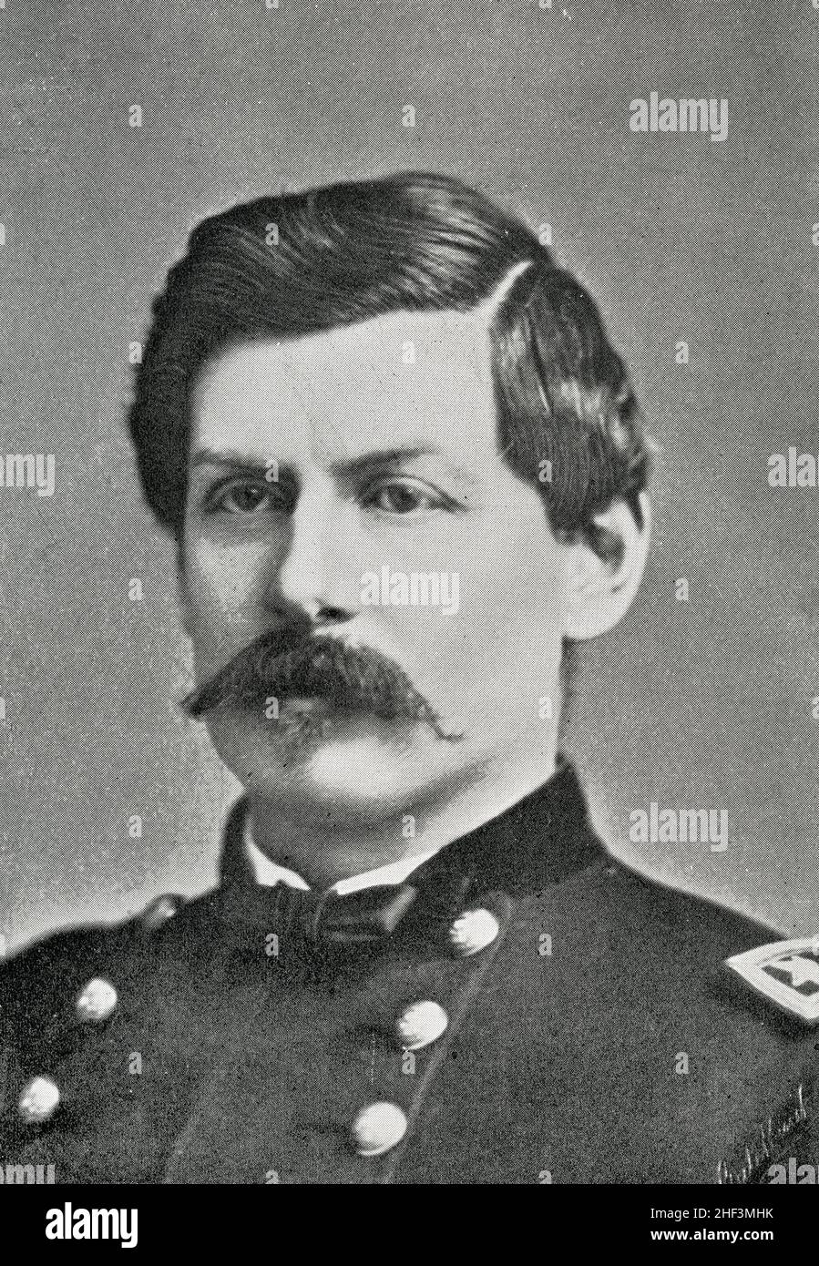 Generale George B McClellan, Union Army, Guerra civile americana Foto Stock