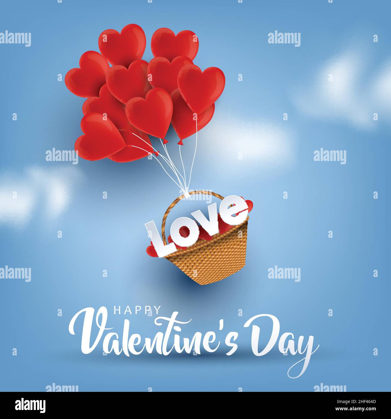 WANDIC 3 rotoli di nastro di raso con scritta Happy Valentine's Day, tema San Valentino, bianco, rosa, rosso, motivo a cuore, per confezionare ghirlande e decorazioni per feste