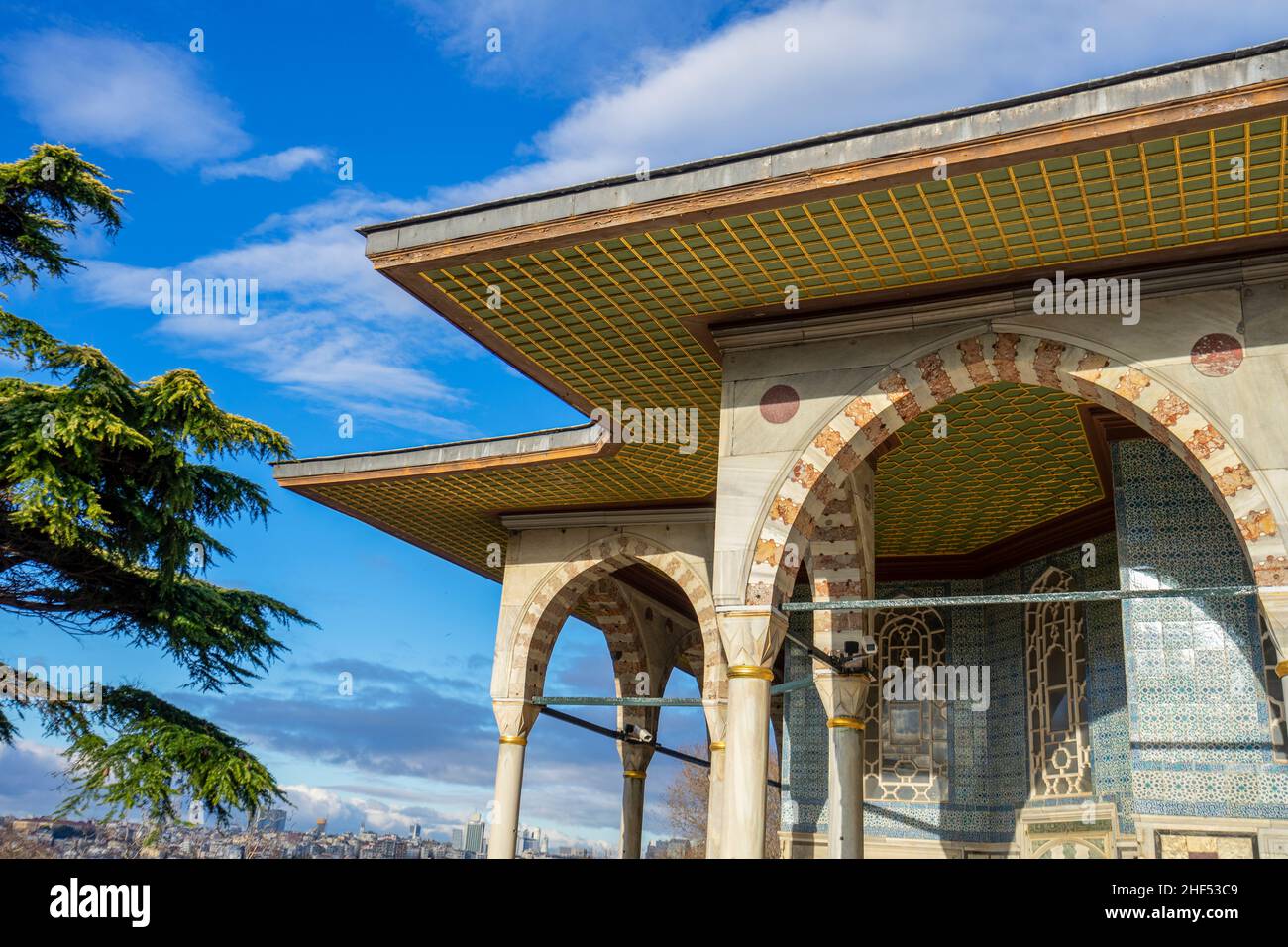 Il Palazzo di Topkapi ad Istanbul in Turchia. Foto Stock