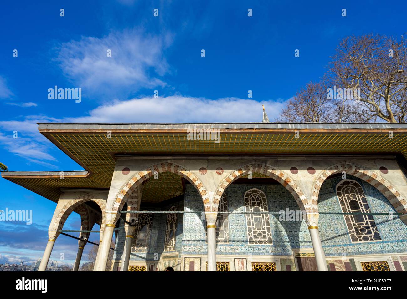 Chiosco Baghdad nel Palazzo Topkapi, Istanbul. Foto Stock