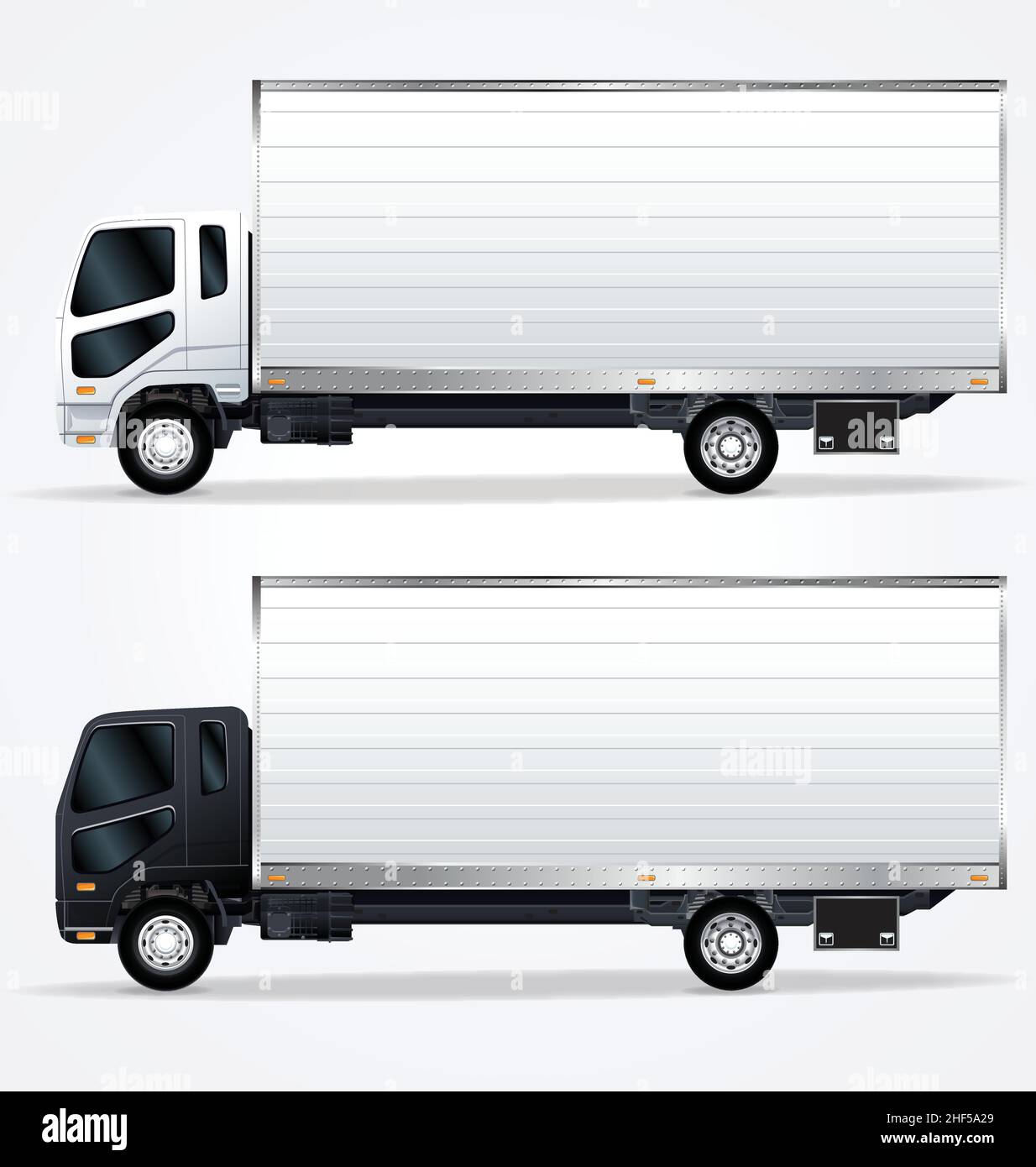 Camion medio Immagini Vettoriali Stock - Alamy