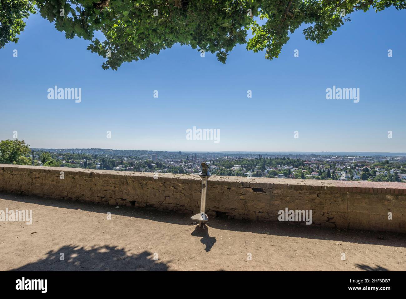 Germania, Assia, Wiesbaden, vista da Neroberg a Wiesbaden Foto Stock