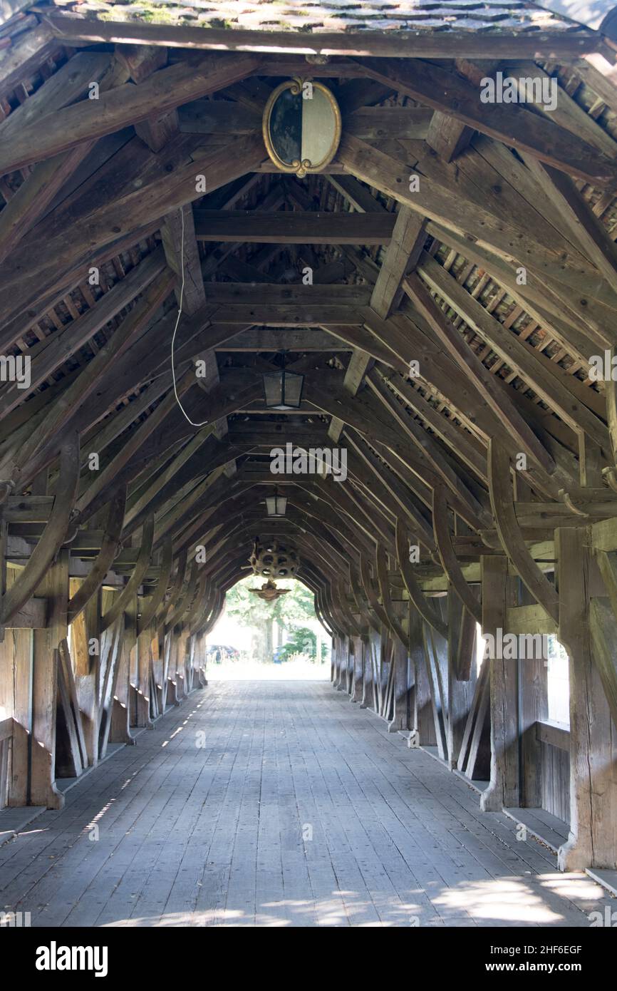 Piccola città di Burgdorf nella valle di Emmen (Emmental), Svizzera Foto Stock