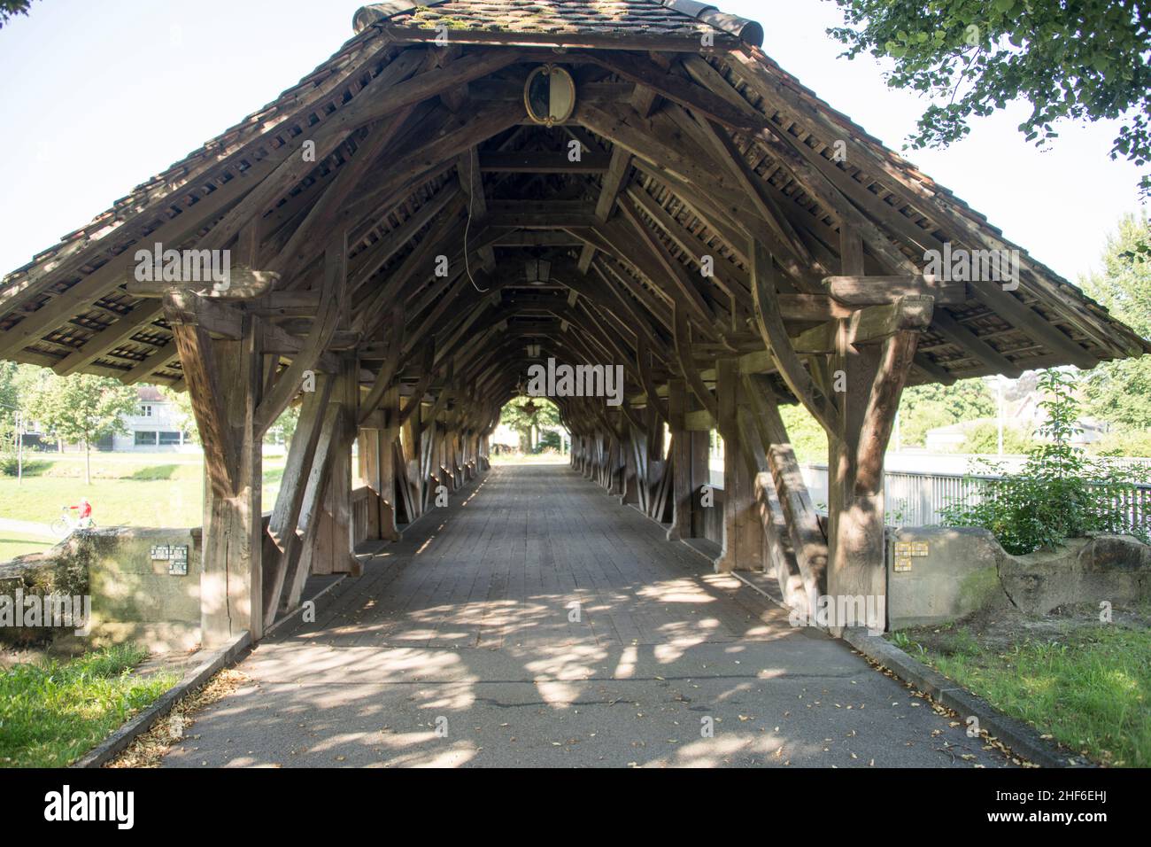 Piccola città di Burgdorf nella valle di Emmen (Emmental), Svizzera Foto Stock