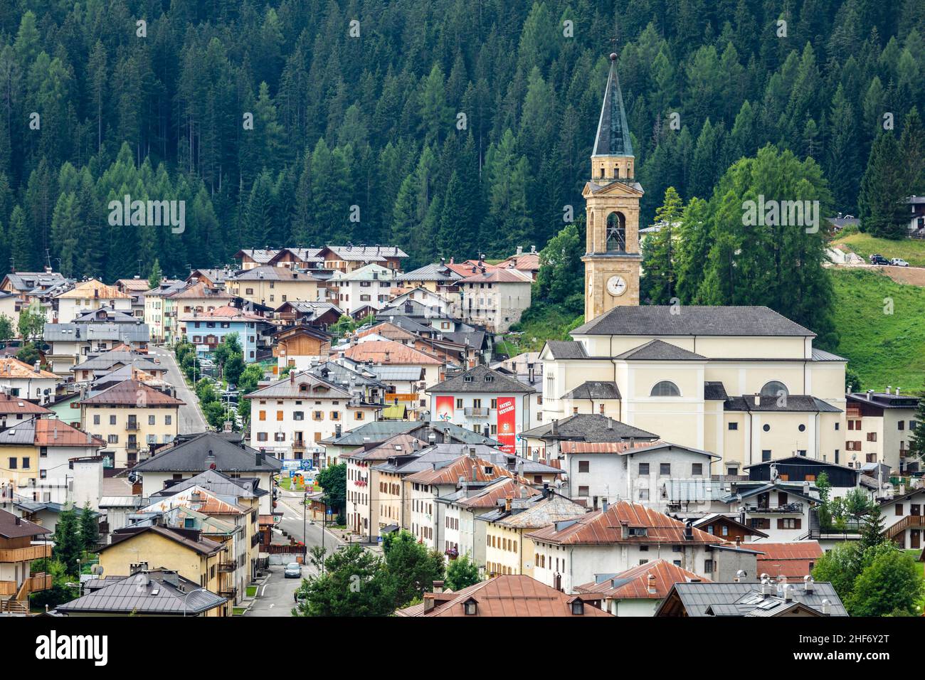 Italia, Veneto, Belluno, Comelico superiore, il comune di Padola, nel comune di Comelico superiore, Dolomiti Foto Stock
