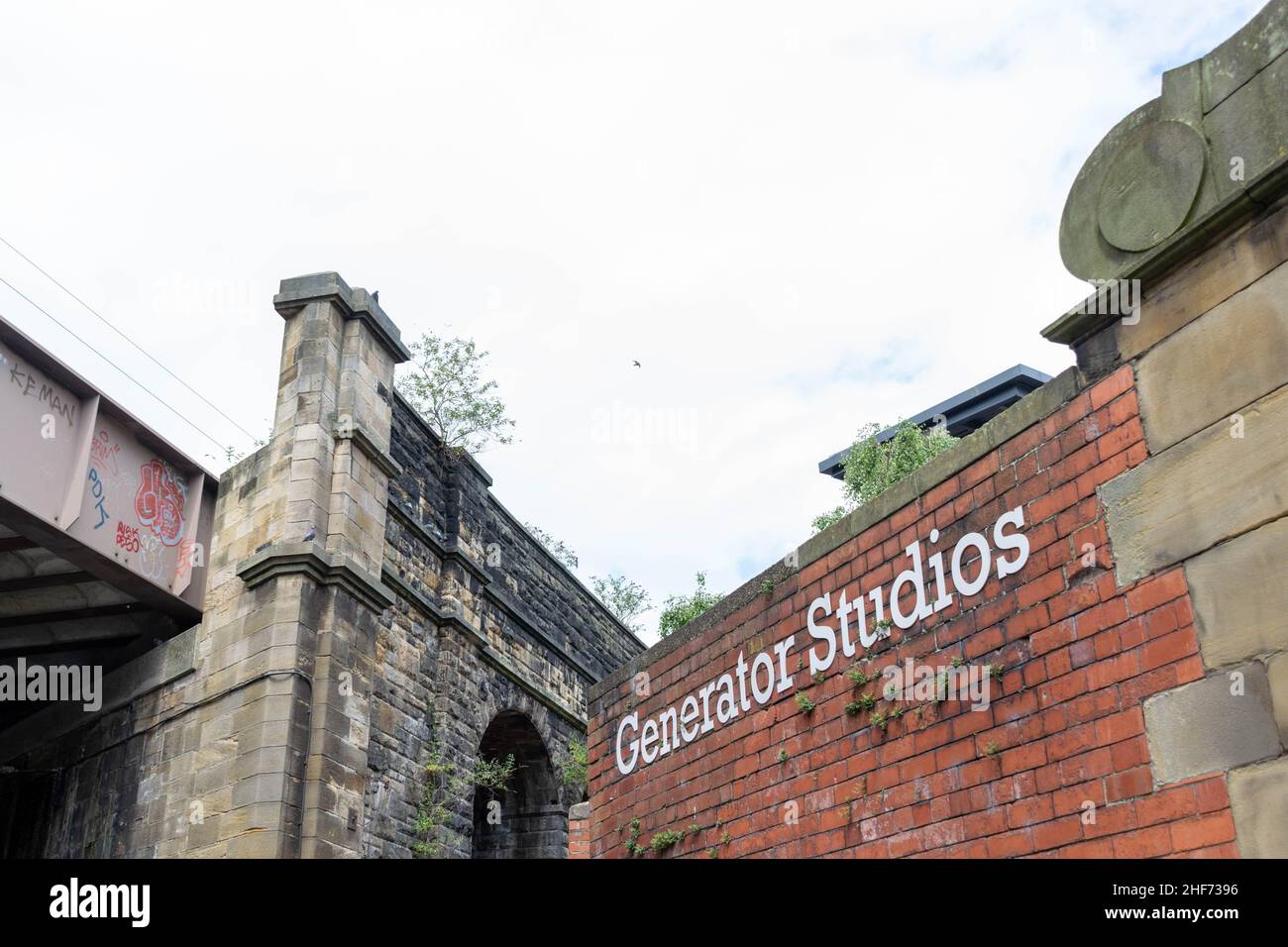 Newcastle, UK - 7 maggio 2019: Manors Power Station o la stazione di generazione dei tram è una ex centrale a carbone situata nel distric Manors Foto Stock