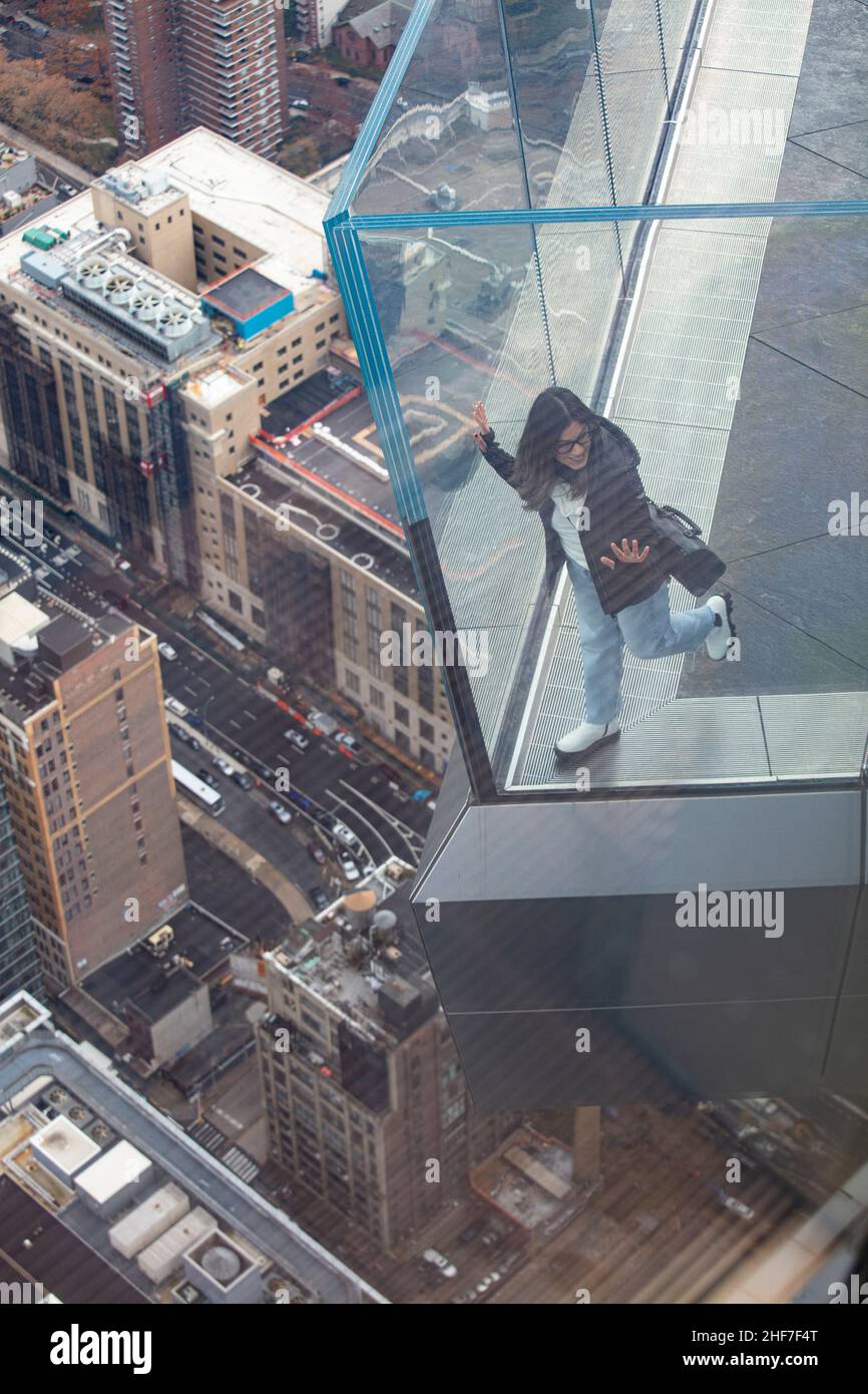 USA, New York City, Manhattan, The Edge Foto Stock