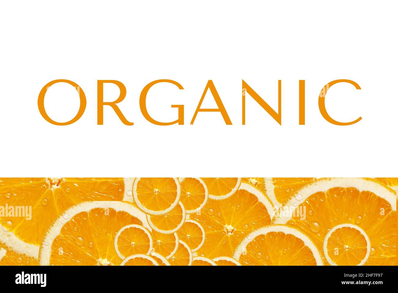 Arance organiche illustrazione creativa Foto Stock