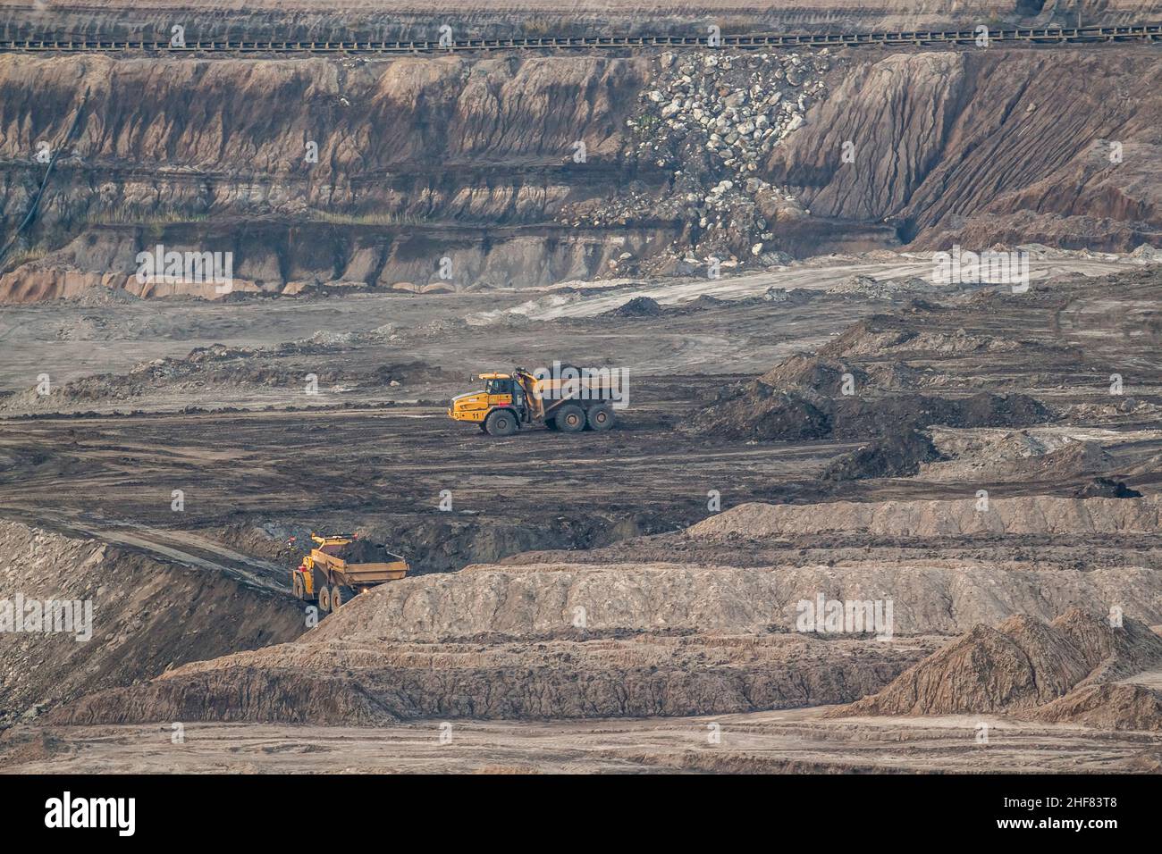 Germania, bassa Sassonia, Schöningen, ex miniera di lignite a cielo aperto Schöningen Foto Stock