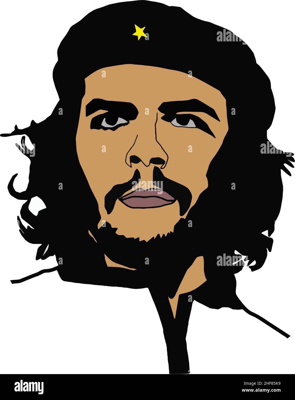 Che Guevara vettore logo Illustrazione Vettoriale