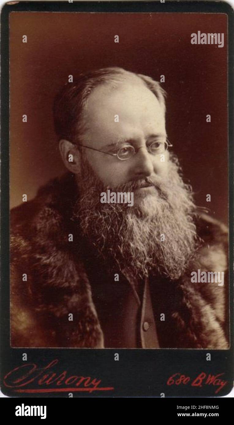 Sarony, Napoleone (1821-1896) - Wilkie Collins in 1874, età 50. Foto Stock