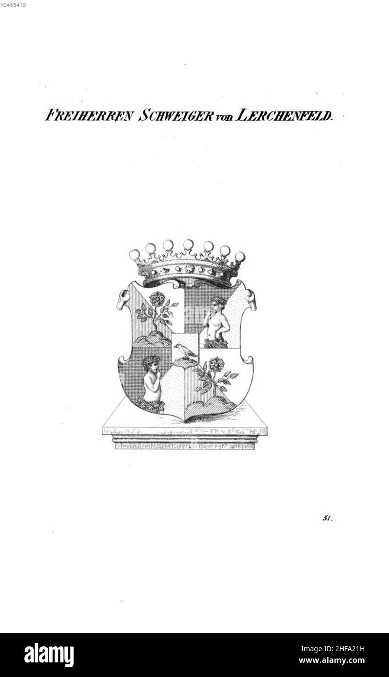 Schweiger von Lerchenfeld - Tyroff AT. Foto Stock