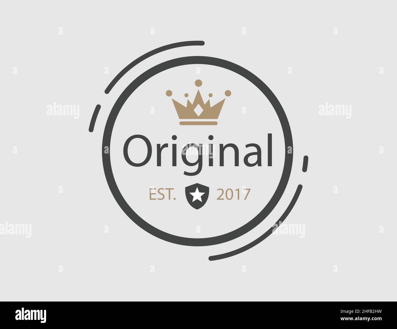 Logo Vintage retro Vector , qualità Premium Illustrazione Vettoriale