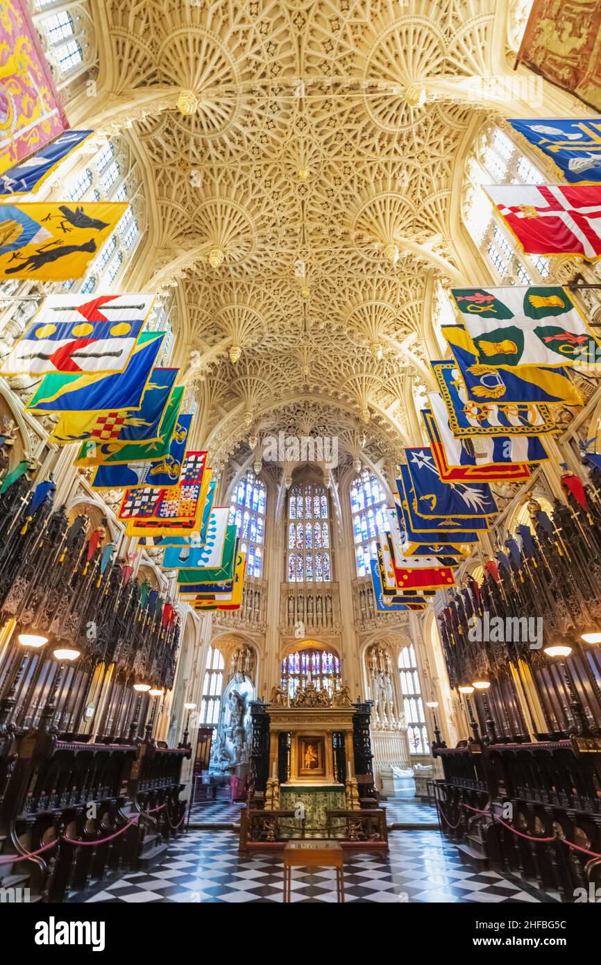 Inghilterra, Londra, Abbazia di Westminster, Henry VIII's Lady Chapel Foto Stock