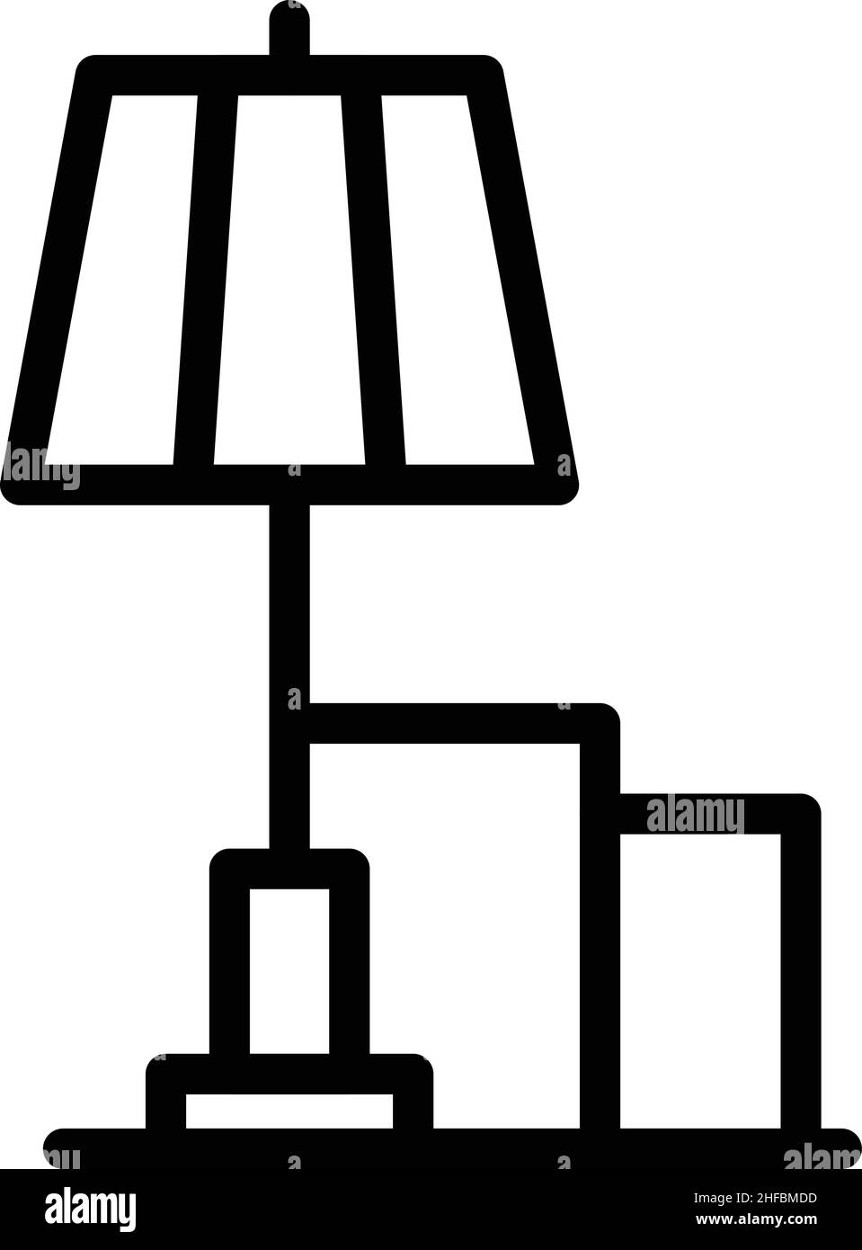 Vettore di contorno icona del riquadro di riposizionamento. Sposta servizio. Consegna a domicilio Illustrazione Vettoriale