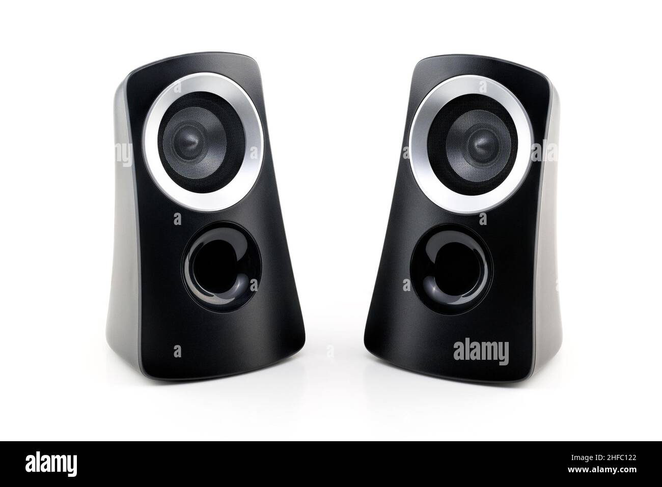 Un paio di altoparlanti. Foto Stock