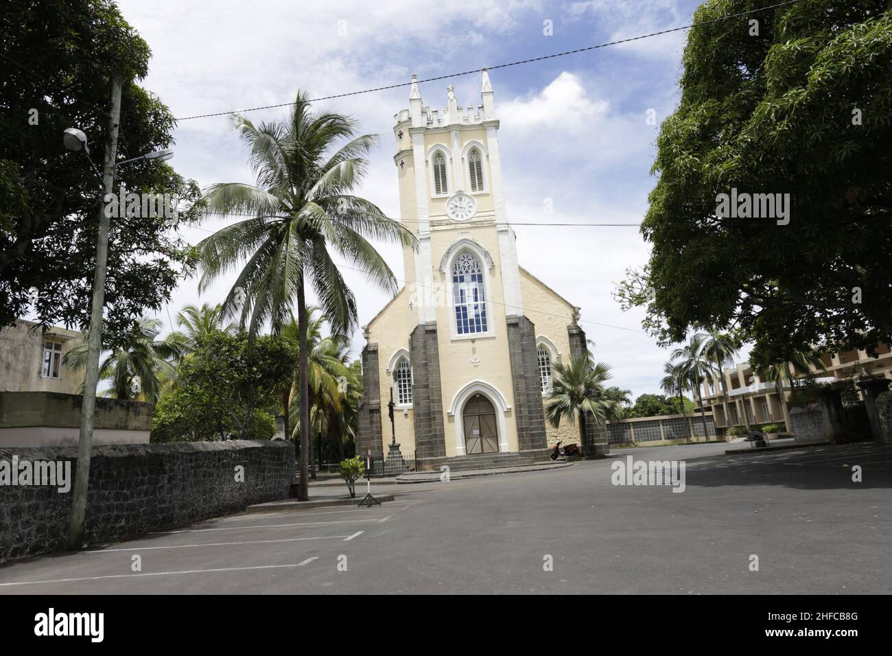 Paroisse Notre Dame Des Anges - Mahébourg Foto Stock