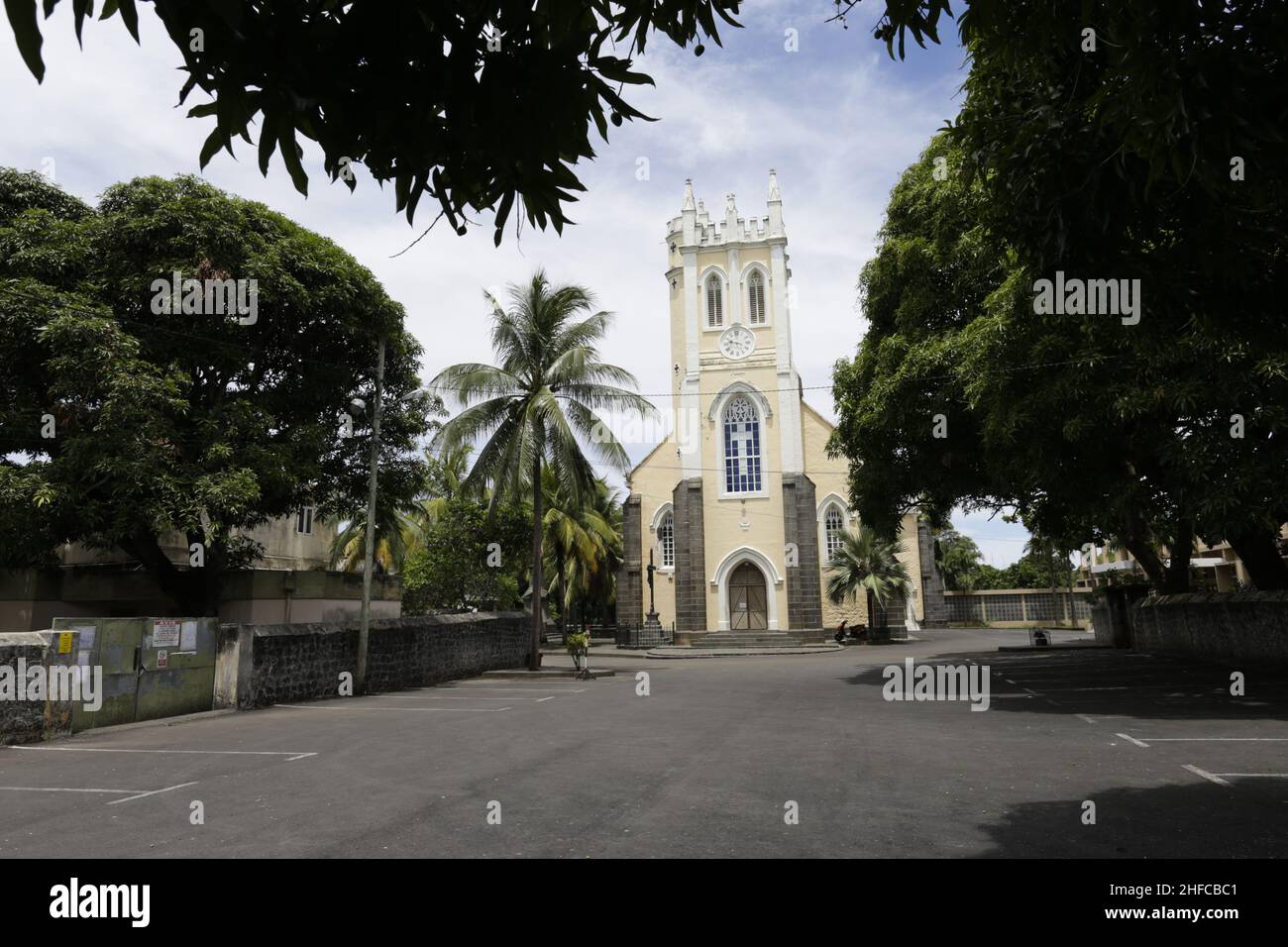 Paroisse Notre Dame Des Anges - Mahébourg Foto Stock